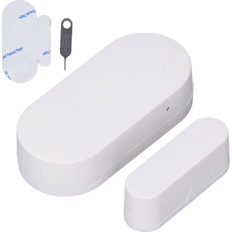 Détecteur d'ouverture intelligent ZigBee, capteur magnétique pour porte et fenêtre, alarme et sécurité de la maison (1/5)