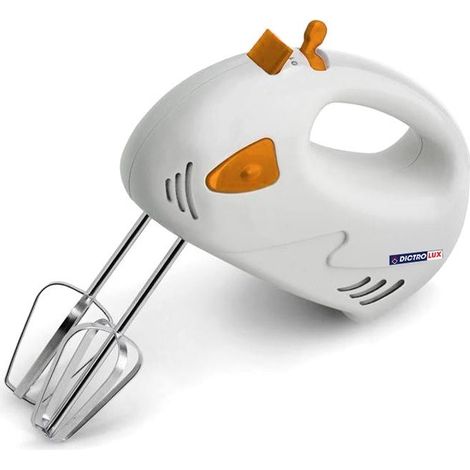 619823 Batidora de mano eléctrica DICTROLUX doble fricción 120 W 7 velocidades  Color: Naranja