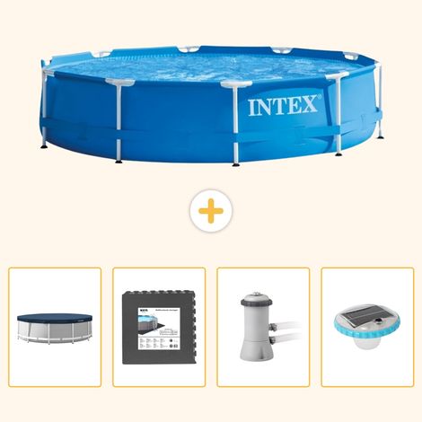 Intex Piscine Tubulaire Ronde - 366x76 cm - 5-pièces S86 (1/5)