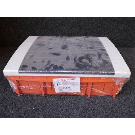 Coffret de distribution encastré 2x12M blanc avec porte fumée sans borniers 420x326x95mm IP40