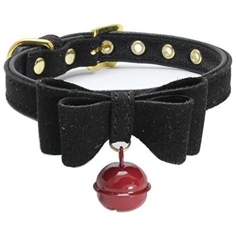 Collier classique pour animaux de compagnie de couleur unie avec nœud papillon réglable adapté aux chiens et chats de grande et moyenne taille