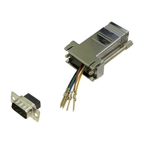 BKL ELECTRONIC 10121111 ADATTATORE SUB-D M LE 9 P LES - RJ45 FEMMINA 1 PZ SINGOLO