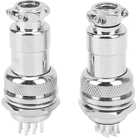 Connecteur de prise d'aviation 20mm, adaptateur d'alimentation électrique à 10 broches pour équipement de machine (1/5)