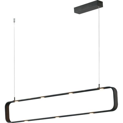 "Sospensione MOKA in alluminio marrone dimmerabile con 9 LED da 5W 4000K (luce naturale)" (1/2)