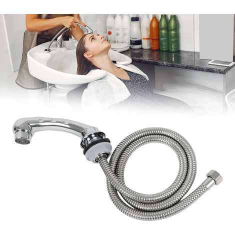 Pommeau de douche pour coiffeur, douchette de lavabo, pommeau de douche puissant en alliage pour shampoing de beauté et unité de rinçage (1/5)