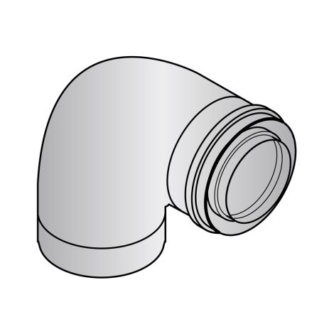 Codo de 90° (x1) 80/125 Dy131