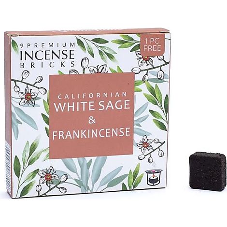 Incienso sin humo: salvia blanca e incienso.