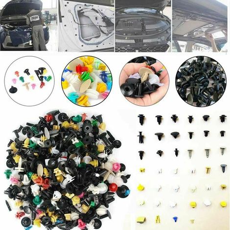 500 verschiedene Kfz-Befestigungsclips - 30 verschiedene Nylon-Befestigungsclips für Türverkleidungen und Kotflügel. (1/5)