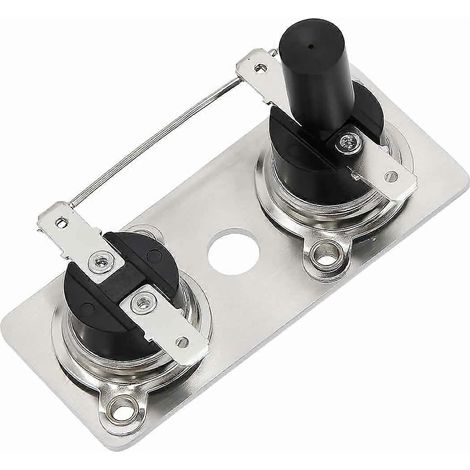 Deux interrupteurs thermostatiques pour chauffe-eau de VR modèle 232306, 120 V, compatibles avec les accessoires de chauffe-eau de VR.
