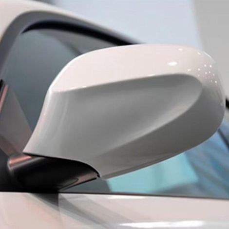 Passend für BMW 1er (2007–2011) Rückspiegelgehäuse 120i, 118i, 116i, 125i, Blinker links, Fahrerseite, Gehäuse weiß