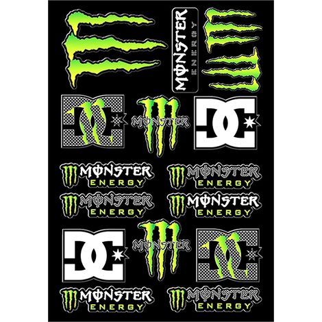 Adesivo per moto, design sportivo, materiale PET, per casco e skateboard, decorazione fuoristrada (1/5)