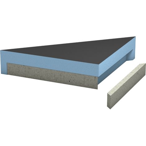 Wedi – Banquette d'angle M 600x300mm – Assise autoportante étanche – Montage facile et rapide – Pour espaces confinés
