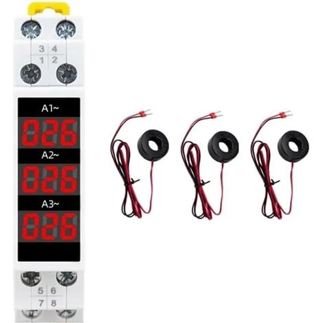 1 Set Mini Modulare Strom Meter LED Anzeige Digital Display Detektor Amperemeter ABS