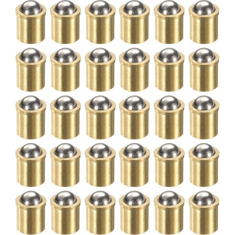 30pcs 8x9mm Plongeurs À Ressort À Bille Verrou Porte Armoire (1/5)
