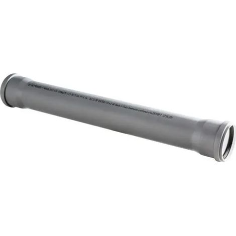 Tubo 2 bicchieri ad innesto in pp con guarnizione serie ed tech ø90 mt 2 WAVIN