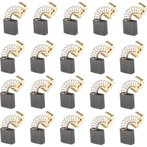 SJLERST 20x Balais de charbon pour moteur 7 x 17 x 18mm Remplacement Balais De Charbon 99044 999044 outil électrique (1/5)