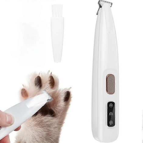 Nouvelle tondeuse pour pattes de chien avec lumière LED, entièrement étanche, tondeuse pour poils d'animaux avec affichage LED, tondeuse pour chiens (1/5)