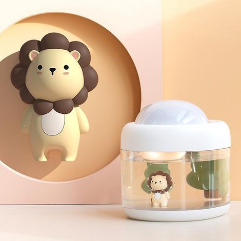 (lion Blanc) Humidificateur D'air, Humidificateur Ultrasons 500 Ml, Brume Silencieuse, Humidificateur D'air Pour Bb, Temps De Travail De 2 7 Heu (1/5)