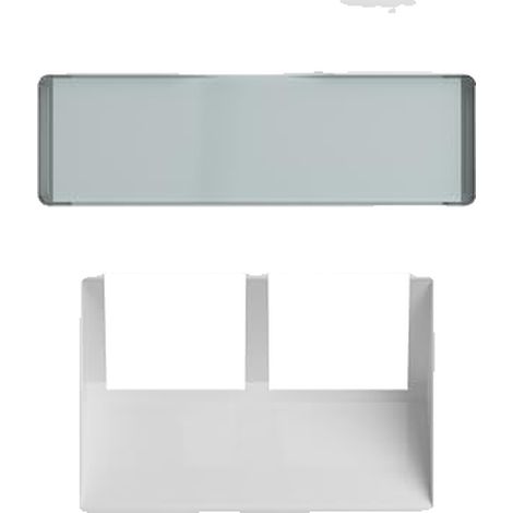 Placca di finitura Legrand seano 765159 lucida termoplastica 8x13 cm