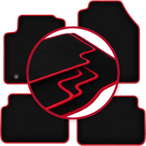 CARLUX-RED Autofußmatten für: Ford Focus MK1 FL Fließheck, Limousine, Kombi (2001-2004) (1/5)