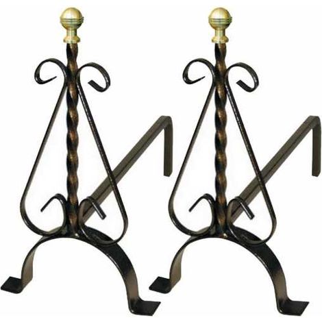 Alari Pomoli de latón 41X15 h 40 50065