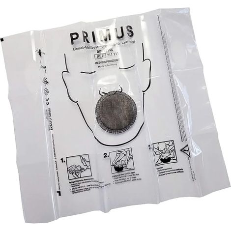 Ayuda de ventilación de emergencia desechable "PRIMUS" (1/2)