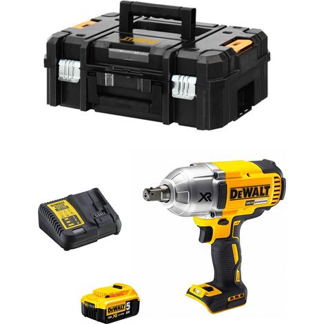 Schlagschrauber DeWALT DCF899P1T (1 x 5,0 Ah + DCB115 + TSTAK II) (1/5)