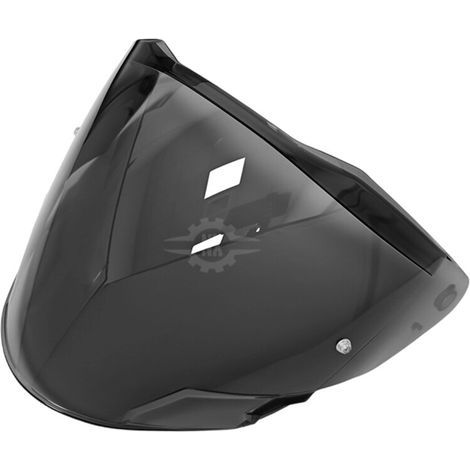 Lentille de visières de casque de moto pour-noir clair (1/2)