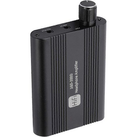 Amplificateur de casque Bluetooth HiFi amélioré, sortie audio stéréo 3,5 mm, impédance 16-300 ohms, avec interrupteur et alimentation. (1/4)