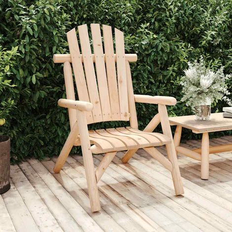 Fauteuil de Jardin Adirondack en Bois Massif d'Épicéa Chaise d'Extérieur 68x86x103 cm - PANGIVO (1/5)
