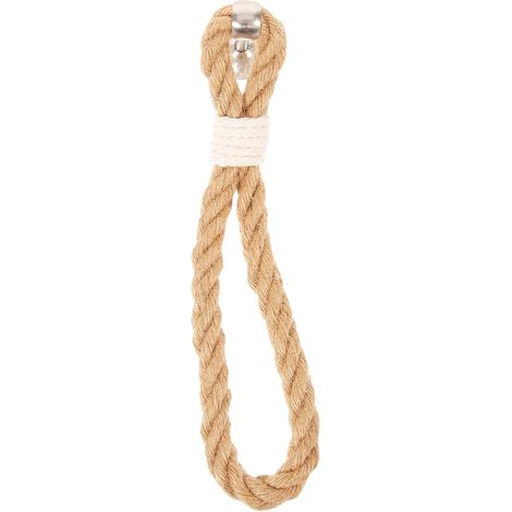 Porte-rouleau de papier toilette USHOBE fait main, en corde coton et (1/5)
