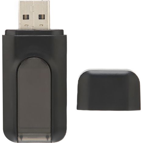 Adaptateur Bluetooth 2 en 1 USB avec émetteur-récepteur Bluetooth sans fil et affichage LED pour système audio de voiture ou de maison (1/5)