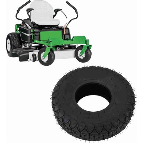Pneu de rechange sans chambre à air 14x4.00-6 pour souffleuse à neige, anti-crevaison, construction robuste, pour tondeuse à gazon et tracteur tondeuse. (1/3)