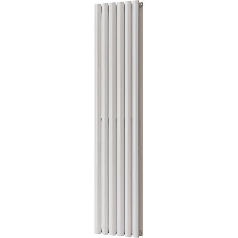 Omeara - White Vertical Radiator H1600mm x W348mm Double Panel (1/3)