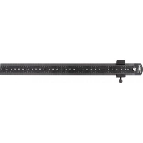 Regla con tope, 30 cm (1/3)
