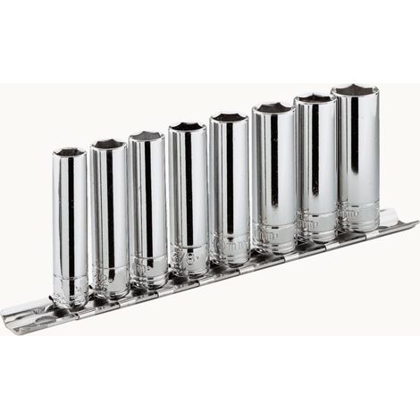 Facom – Coffret cliquet et douilles hexagonales 5 pièces – Taille d’écrou 10-14mm – Pour usage intensif – Matériaux de qualité professionnelle