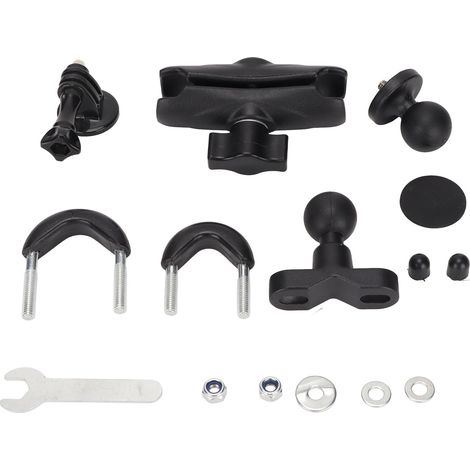 Support Caméra Vélo 360° Rotatif Universel 1/4 Pouce Fixation Moto Sport pour Caméra Numérique (1/5)