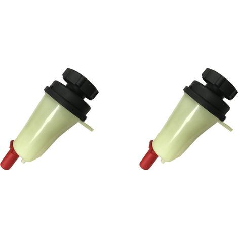2X RéServoir de Direction AssistéE RéServoir D'Expansion avec Bouchon BV61-3R700A-1A 1892564 pour Focus MK3 2011-2019 Pompe de Direction D'Huile