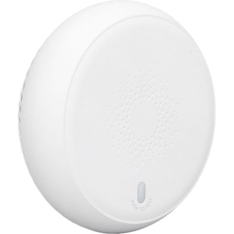 Détecteur de fumée intelligent sans fil Zigbee, alarme incendie avec notification à distance via l'application Tuya, capteur de fumée pour cuisine, système d'alerte avec batterie intégrée incluse (1/5)