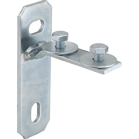 Konsolengrundplatte verzinkt - quer - 50 x 24 x 4 mm - für Profil 27/18 und 28/30 (1/2)