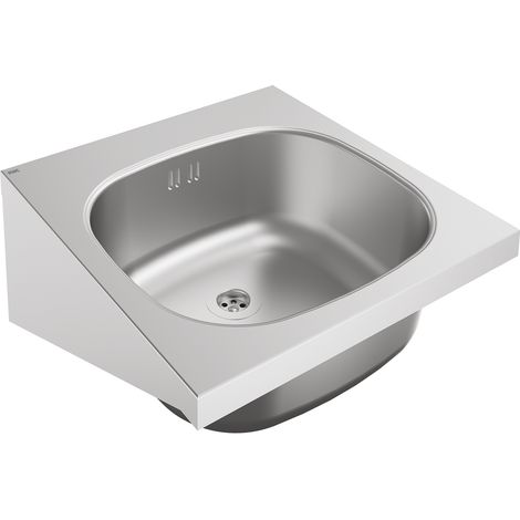 KWC Anima Einzelwaschtisch für Wandmontage 400x200x412mm CNS