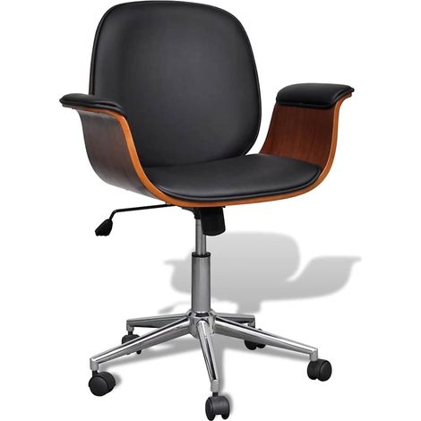 Artificial Leather Modern Swivel Chair Arm Chair Adjustable vidaXL (1/5)