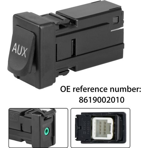 Adaptateur Stéréo Auxiliaire - Prise Jack Pour Système Audio Véhicule - Compatible Toyota - 1 Pièce (1/5)