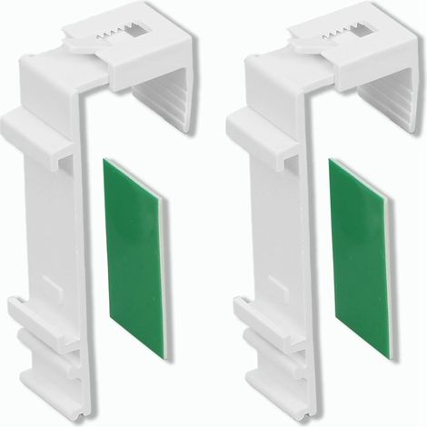 Sélection haut de gamme de stores plissés 4 pièces avec supports allongés, accessoires pour rideaux disponibles dès maintenant. (1/5)