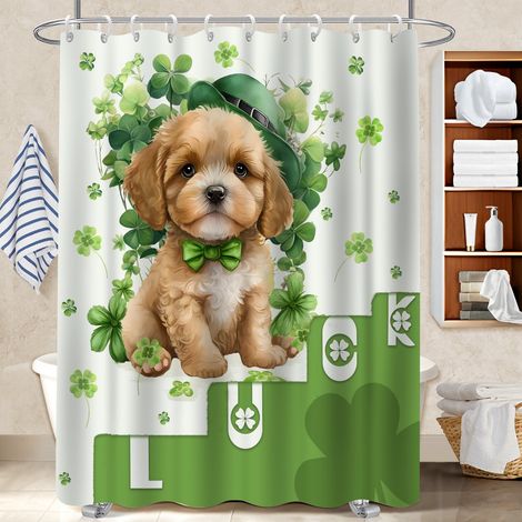 Rideau de bain en polyester 180x180 Évasion rideau séchage rapide pour logement étudiant (1/5)