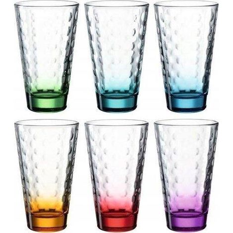Leonardo Set di bicchieri colorati 300 ml 13 cm