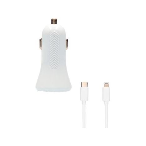 Caricabatterie USB per Auto KSIX Apple-compatible 18W (1/4)