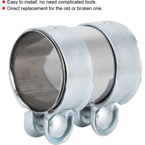 Collier de serrage pour tuyau d'échappement 6590mm 13278371,1K0253141D (SI-AT11238) (1/5)