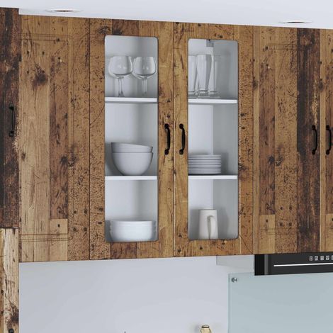 Küchenwandschrank Lucca Altholz 80 x 31 x 100 cm Holzwerkstoff