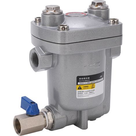 Automatisches Ablassventil mit Hochdruck-Schwimmvorrichtung, Anti-Verstopfungs-Luftbehälter, automatischer Ablauf, Siphon, Wasserablauf ADTV 80 G1/2 Zoll (1/5)
